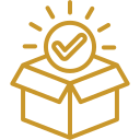 Box with checkmark icon